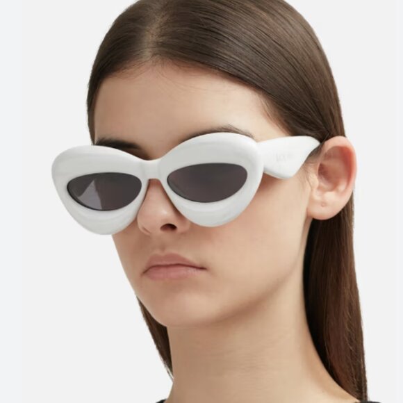 NEW LW40097I 20A LOEWE SUNGLASSES WOMEN LIGHT GREY EYEWEAR LOEWE - Picture 4 of 12